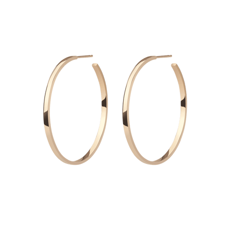 Small Hoops White Gold | Mejuri